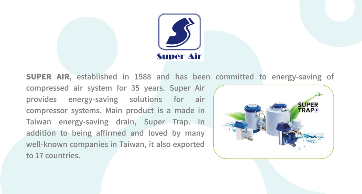 Taiwan Pavilion - Super Air Compressot Technology
